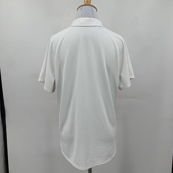 Adidas Polo Shirt Women XL Extra Large Multi ClimaChill Striped Performance Golf - Picture 5 of 12